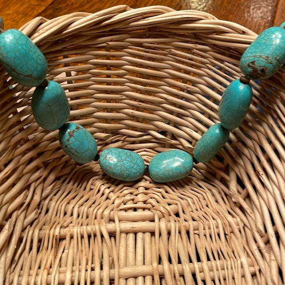 Jewelry - Chunky Turquoise Color Beaded necklace